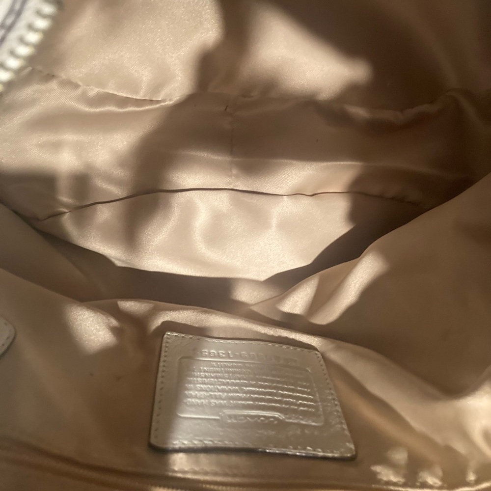 Coach Shoulder Bag Ali Leather Hobo B0969-13655 Soft Cream Winter White - Picture 7 of 10